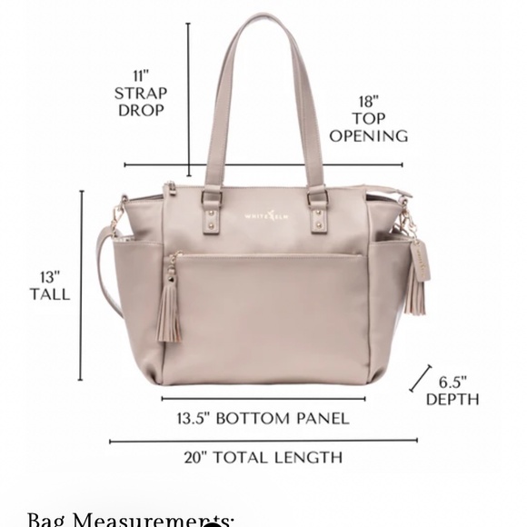 White Elm Gemini Convertible Backpack Almond - Picture 11 of 11